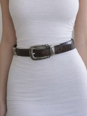 Brighton Reversible Leather Belt Black Brown M/L